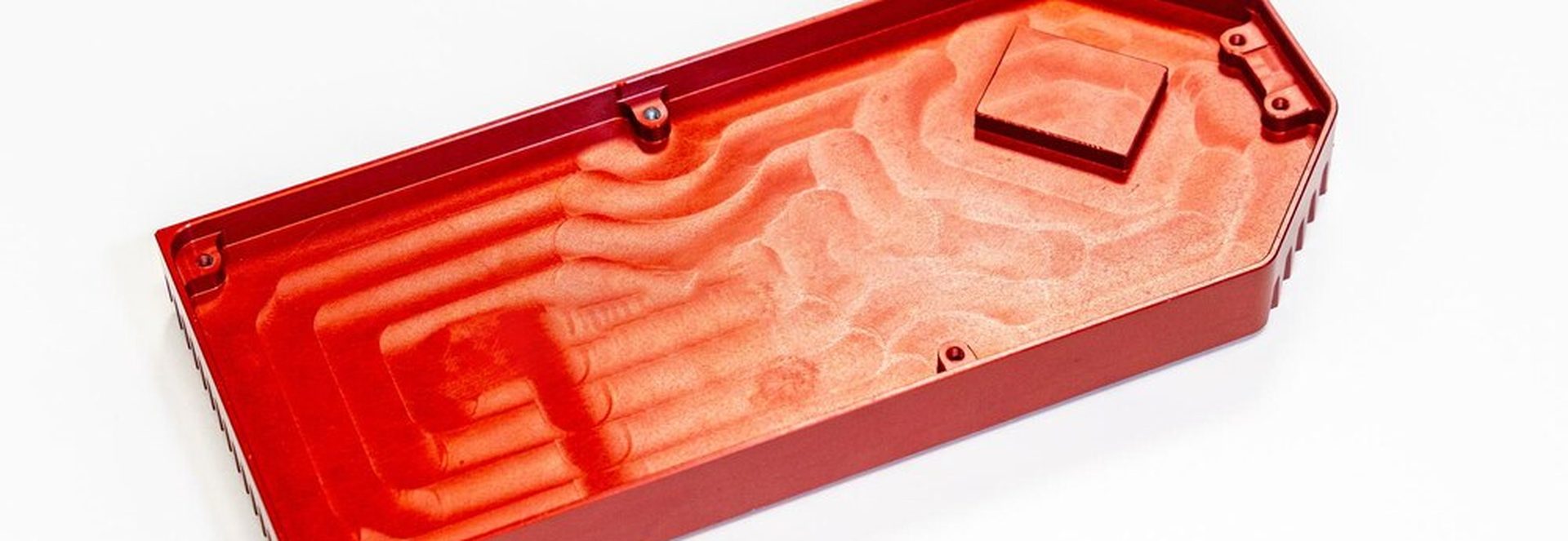 Steam Deck with transparent back shell showing internal RGB LED wiring